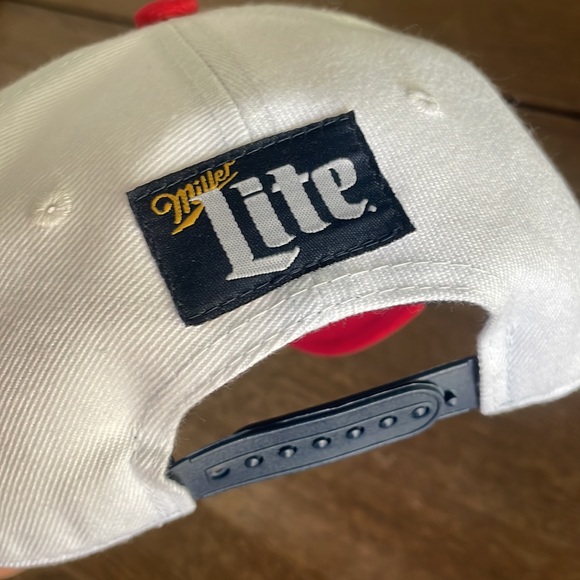 Detroit Tigers Miller Lite Red, White and Blue hat, Brand New, never worn! - Picture 3 of 5